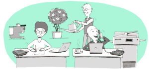 Stiftung Profil Arbeitgeber Comic